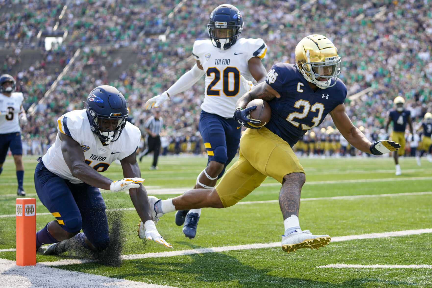 APTOPIX Toledo Notre Dame Football
